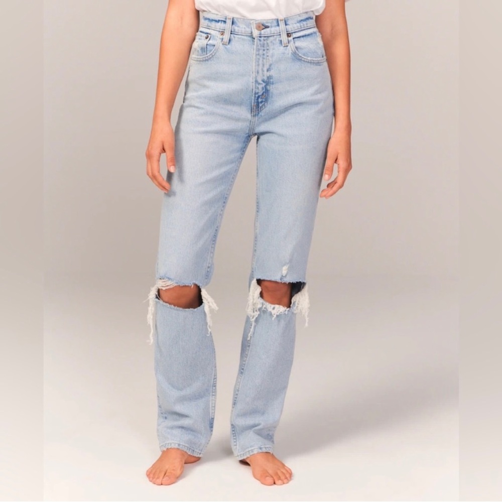Abercrombie The 90s Relaxed High Rise Jeans